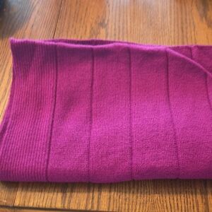Totes Bright Pink Knit Hood Scarf